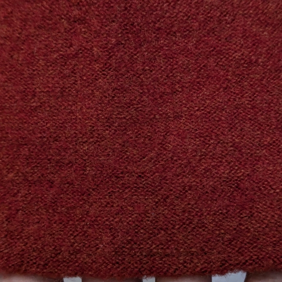 Anthropologie Rosie Neira Boiled Wool Wrap Jacket Orange Long Sleeves Medium - Picture 11 of 15